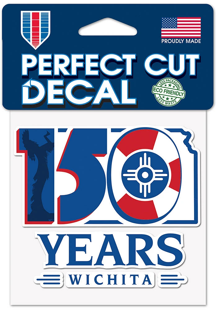 Wichita 4x4 Auto Decal - Blue