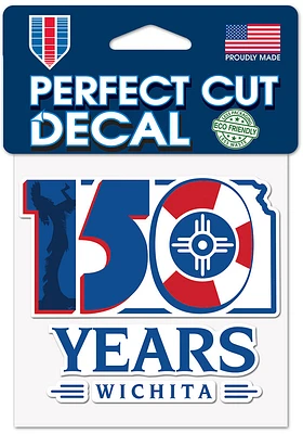 Wichita 4x4 Auto Decal - Blue