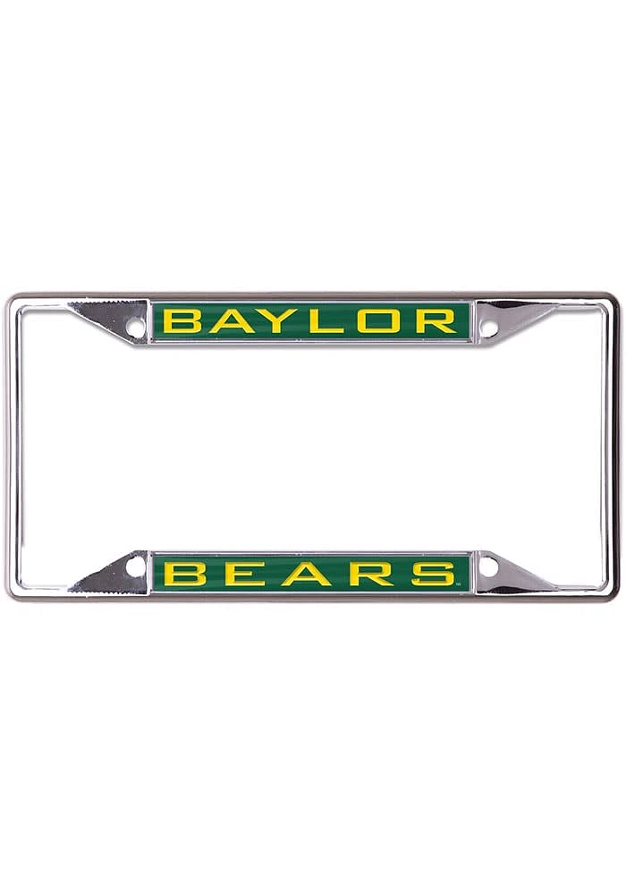 Baylor Bears Metallic Inlaid License Plate Frame - Green