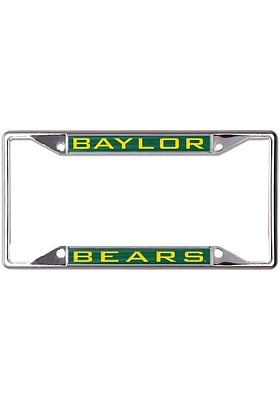 Baylor Bears Metallic Inlaid License Plate Frame - Green
