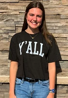RALLY Womens YAll Short Sleeve T-Shirt
