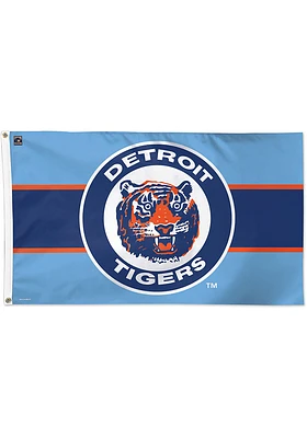 Detroit Tigers Vintage Silk Screen Grommet Flag -