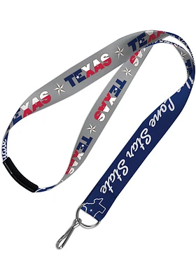 Texas Lone Star State Lanyard - Blue