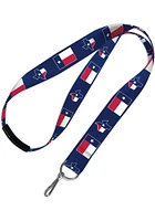 Texas Flag Lanyard - Blue