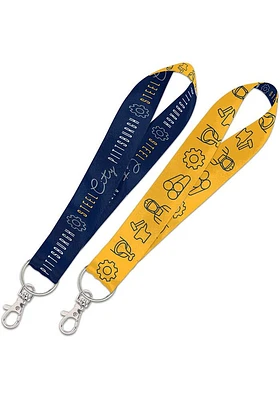 Pittsburgh Steel City Lanyard - Yellow