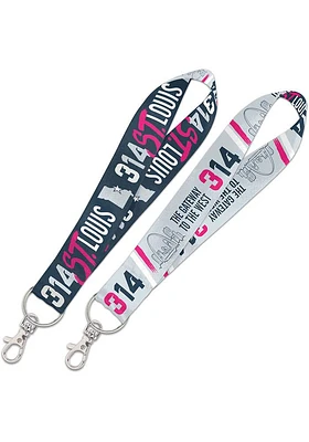 St Louis Skyline Lanyard - Blue