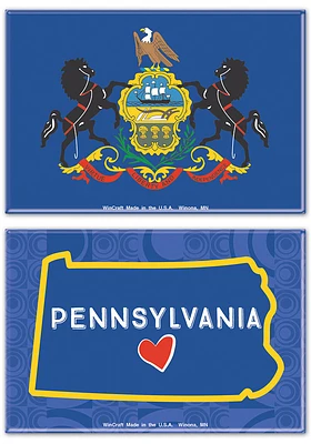 Pennsylvania Flag 2pk Magnet