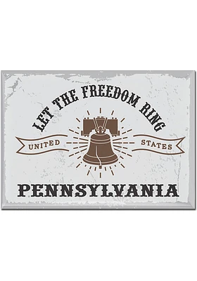 Pennsylvania Skyline 3x4 Metal Magnet