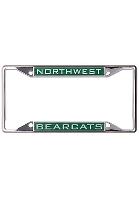 Northwest Missouri State Bearcats Metallic Inlaid License Plate Frame - Green