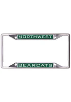 Northwest Missouri State Bearcats Metallic Inlaid License Plate Frame - Green