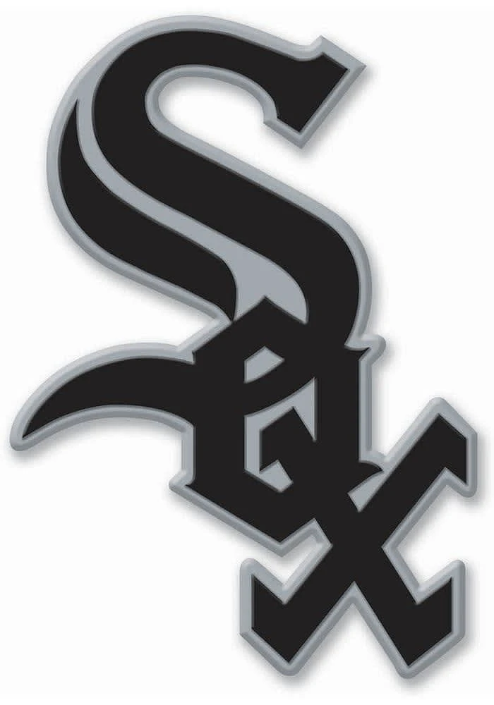 Chicago White Sox Flex Auto Decal - Black