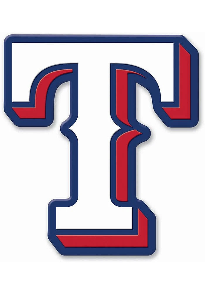 Texas Rangers Flex Auto Decal - Blue