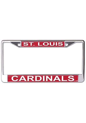 St Louis Cardinals Metallic Printed License Plate Frame - Red