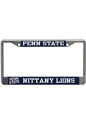 Penn State Nittany Lions Metallic Printed License Plate Frame - Navy Blue