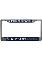 Penn State Nittany Lions Metallic Printed License Plate Frame - Navy Blue