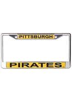Pittsburgh Pirates Metallic Printed License Plate Frame - Yellow