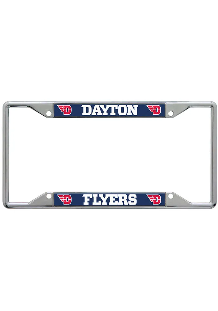 Dayton Flyers Metallic Printed License Frame