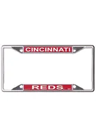 Cincinnati Reds Metallic Printed License Frame