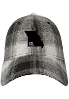 St Louis Parker Meshback Adjustable Hat - Black