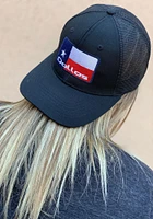 Dallas Ft Worth State Badge Roamer Trucker Adjustable Hat - Black