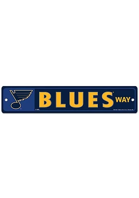 St Louis Blues Boulevard Sign - Blue