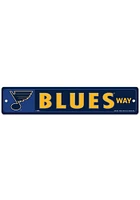 St Louis Blues Boulevard Sign - Blue