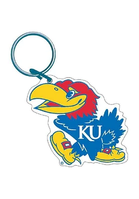 Kansas Jayhawks Premium Acrylic Keychain - Blue