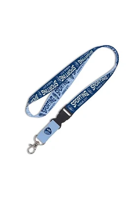 Sporting Kansas City 2 Color Buckle Lanyard - Grey