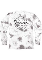 Rally Texas Womens Purple Wordmark LS Tee