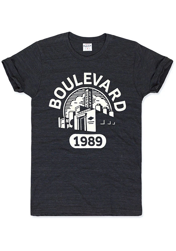 Charlie Hustle Kansas City Black Boulevard Short Sleeve Fashion T Shirt