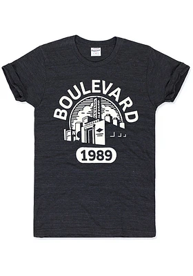 Charlie Hustle Kansas City Black Boulevard Short Sleeve Fashion T Shirt