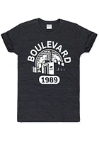 Charlie Hustle Kansas City Black Boulevard Short Sleeve Fashion T Shirt