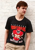 Christian Okoye Kansas City Black Nigerian Nightmare Short Sleeve Fashion Player T Shirt