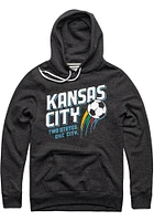Charlie Hustle Sporting Kansas City Mens Charcoal Two States One Fashion Hood