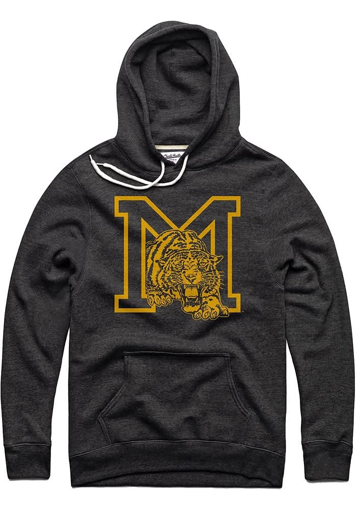 Charlie Hustle Missouri Tigers Mens Black Monogram Fashion Hood