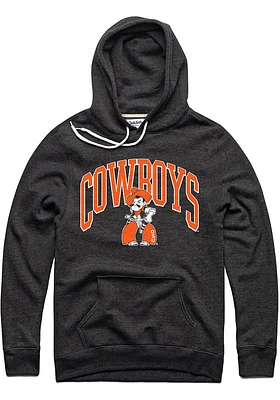 Charlie Hustle Oklahoma State Cowboys Mens Black Vintage Arch Fashion Hood
