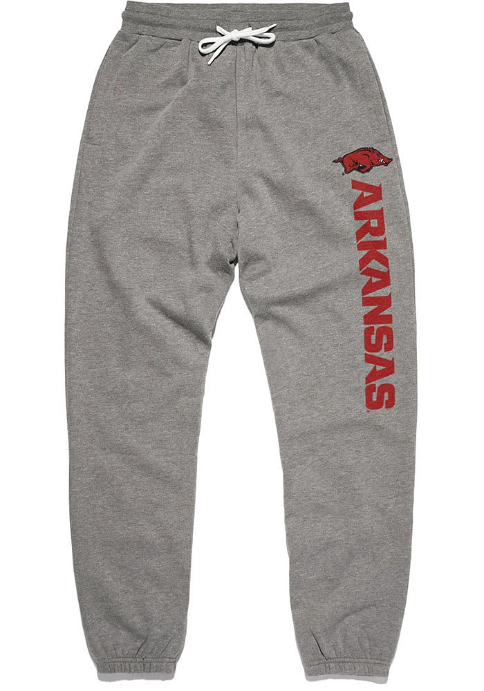 Charlie Hustle Arkansas Razorbacks Mens Grey PE Fashion Sweatpants