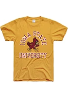 Charlie Hustle Iowa State Cyclones Gold Classic Short Sleeve Fashion T Shirt