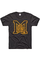 Charlie Hustle Missouri Tigers Charcoal MU Monogram Short Sleeve Fashion T Shirt
