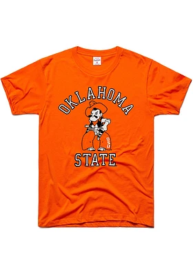 Charlie Hustle Oklahoma State Cowboys Orange Champions Classic Short Sleeve Fashion T Shirt