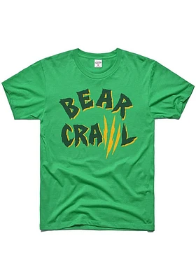 Charlie Hustle Baylor Bears Green Tourney Bear Crawl Short Sleeve Fashion T Shirt