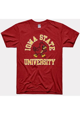 Charlie Hustle Iowa State Cyclones Cardinal Classic Champions Short Sleeve Fashion T Shirt