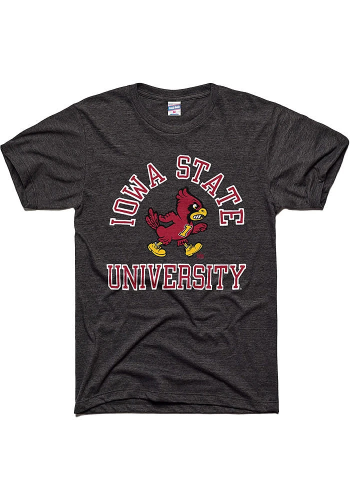 Charlie Hustle Iowa State Cyclones Black Classic Champions Short Sleeve Fashion T Shirt