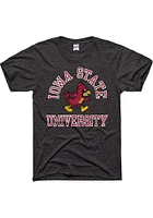 Charlie Hustle Iowa State Cyclones Black Classic Champions Short Sleeve Fashion T Shirt