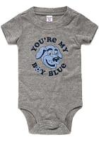 Charlie Hustle Blue Sporting Kansas City Baby Grey Youre My Boy Short Sleeve One Piece