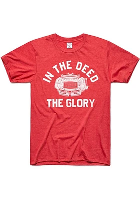 Charlie Hustle Nebraska Cornhuskers Red The Deed Short Sleeve Fashion T Shirt