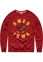 Charlie Hustle Iowa State Cyclones Mens Cardinal Ames Long Sleeve Fashion Sweatshirt