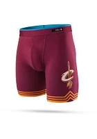 Stance Cleveland Cavaliers Mens Burgundy Tie Dye Boxer Shorts