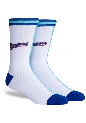 Texas Rangers Split Mens Crew Socks