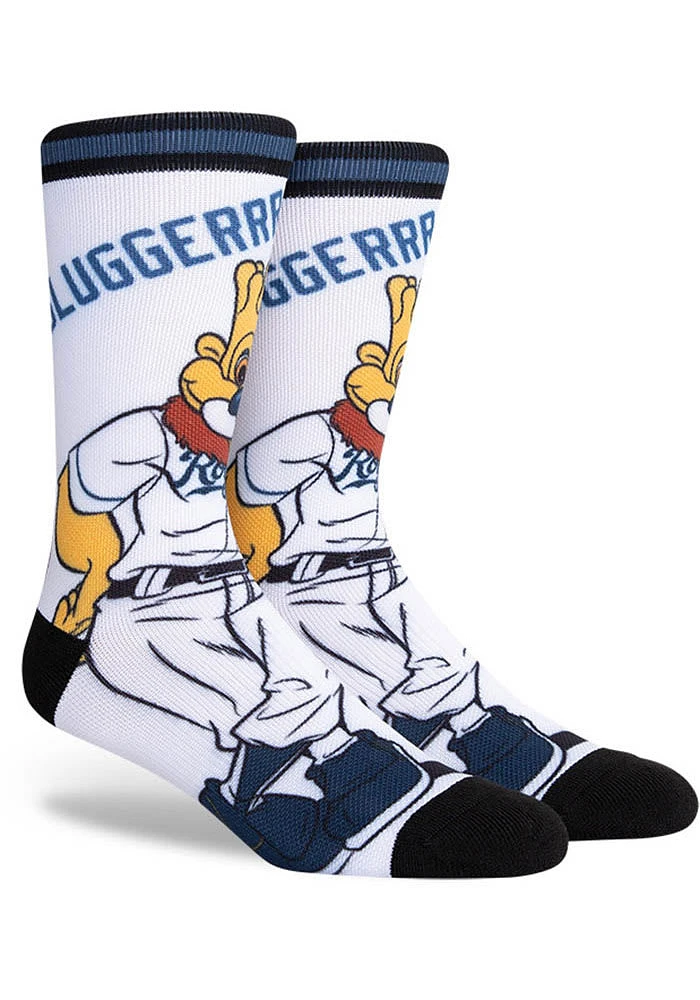 Slugger Kansas City Royals wrap Mens Crew Socks